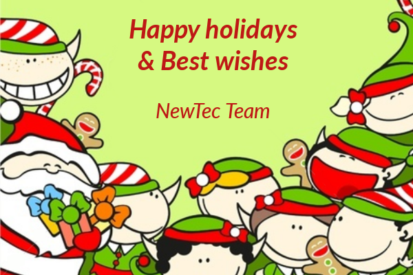 NewTec Happy holidays Christmas 2016